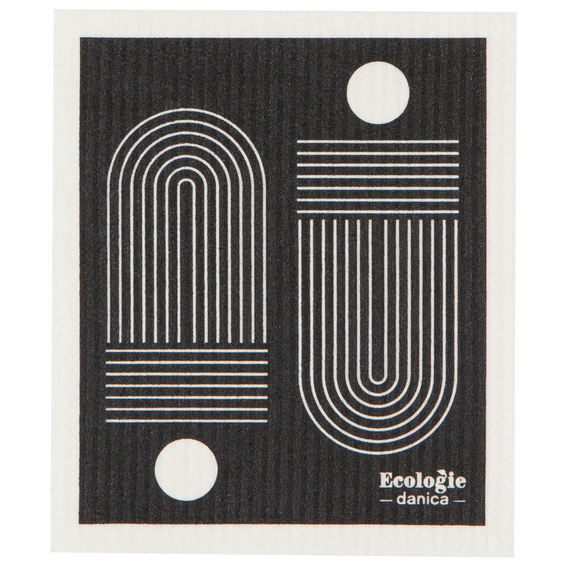 Ecologie | Swedish Sponge Cloths - Weekend Forecast, showcasing a 6.5 x 8-inch eco-friendly cloth, highly absorbent and ideal for replacing paper towels in the kitchen.