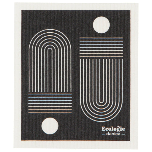 Ecologie | Swedish Sponge Cloths - Weekend Forecast, showcasing a 6.5 x 8-inch eco-friendly cloth, highly absorbent and ideal for replacing paper towels in the kitchen.