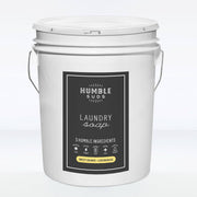 Humble Suds - Bulk Receive Laundry Soap - 5 Gallon Bucket, featuring sweet orange and lemongrass, offers eco-friendly, concentrated laundry solutions in a large, refillable container.