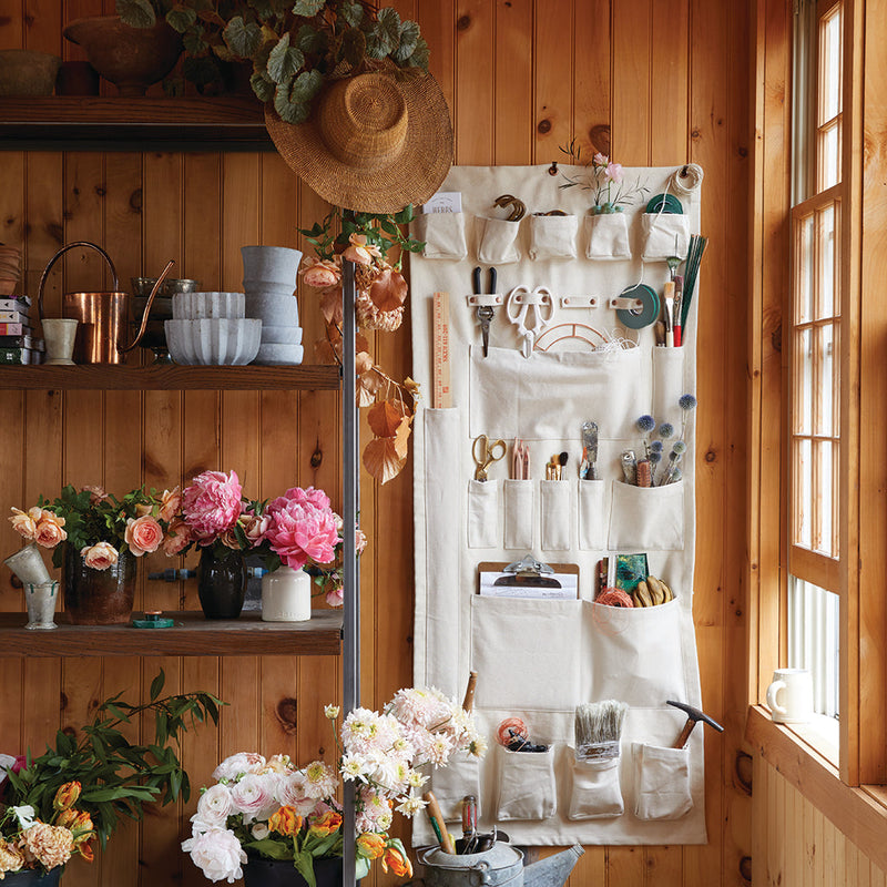 The Floral Society | Canvas Wall Organizer
