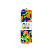 Marley's Monsters UNpaper® Towels - Vintage Oranges, 12 Pack, offers sustainable, reusable cleaning options with absorbent cotton flannel, ideal for various kitchen tasks.