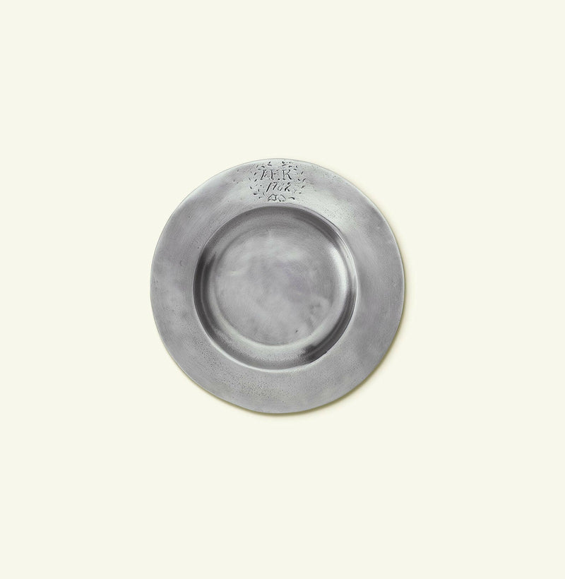 Match | Antique Pewter Bottle Coaster.