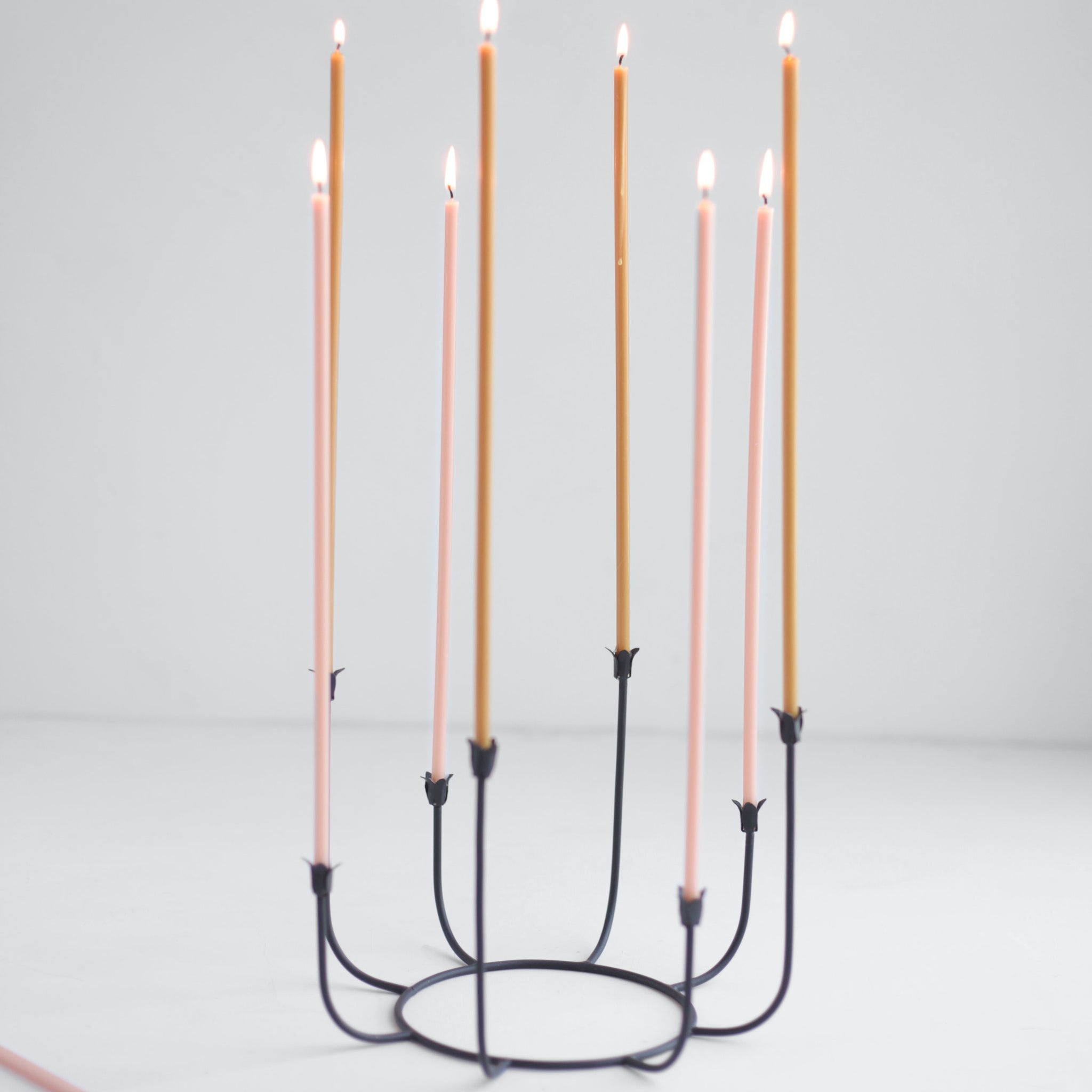 Beeswax Dipped Long Stem Candles - Thumbnail 5