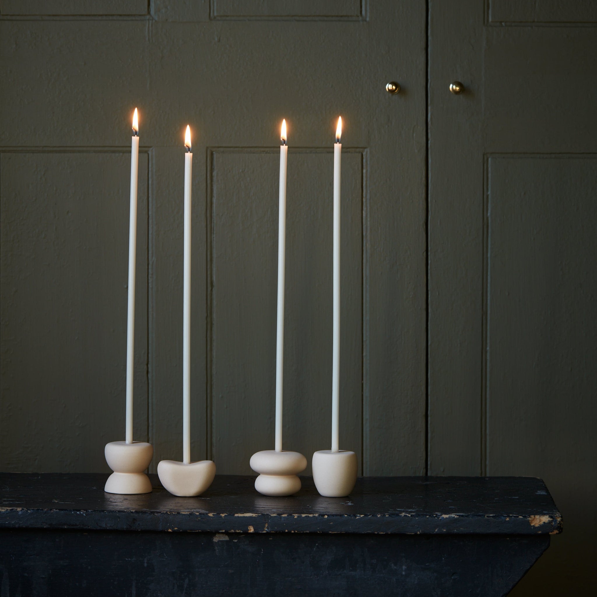 Beeswax Dipped Long Stem Candles - Thumbnail 4