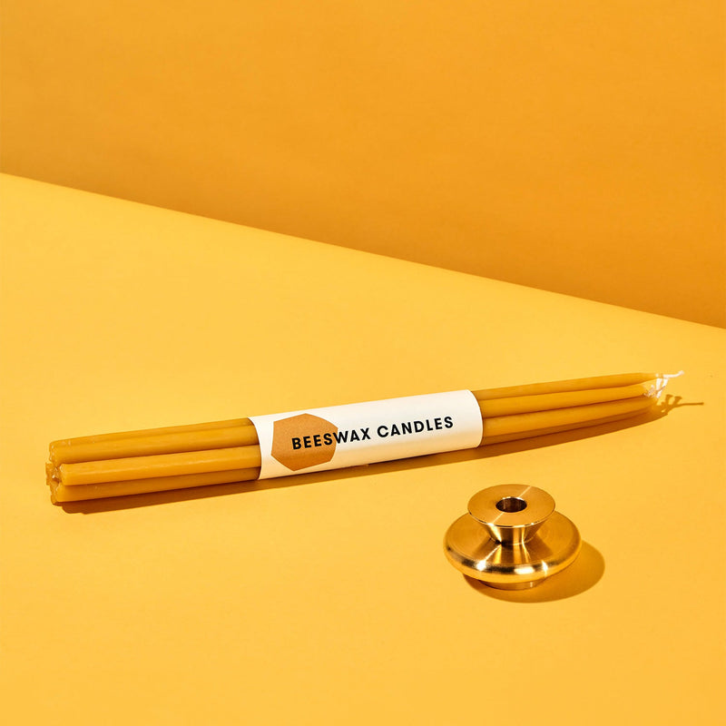 54 Celsius | Thin 100% Pure Natural Beeswax Candles