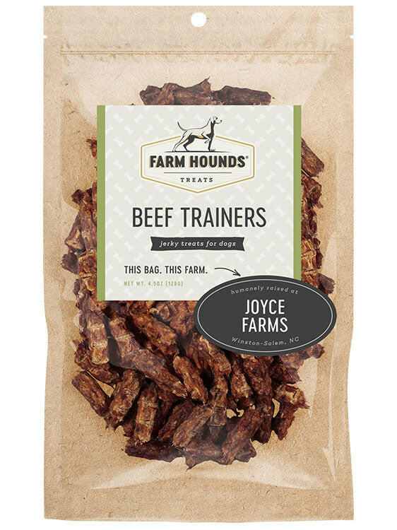 Farm Hounds | Training Treats - Beef: A bag of nutrient-rich dog treats made from humanely raised animals, ideal for training and rewarding dogs of all sizes.
