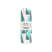 Marley's Monsters UNpaper® Towels - Vintage Oranges, 12 Pack. Reusable cotton flannel towels for eco-friendly cleaning, perfect for kitchen tasks.