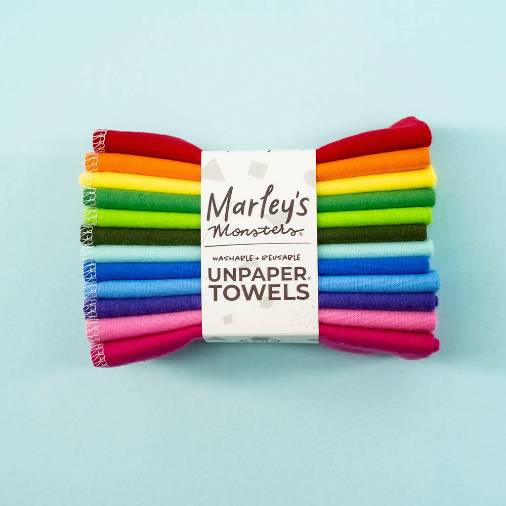 Marley's Monsters UNpaper Towels - Earthy Rainbow