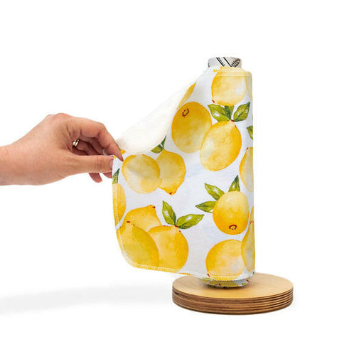 Marley's Monsters UNpaper® Towels - Vintage Oranges, 12 Pack: Eco-friendly, reusable cotton flannel towels for versatile kitchen use, reducing waste and saving money.