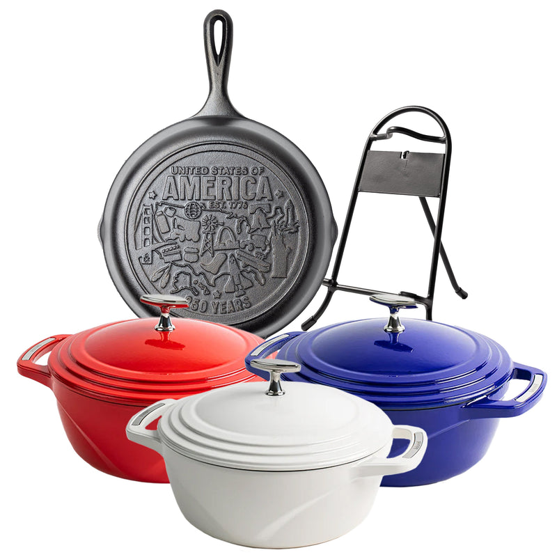 Lodge | Blacklock Triple Seasoned Cast Iron Double Burner Griddle