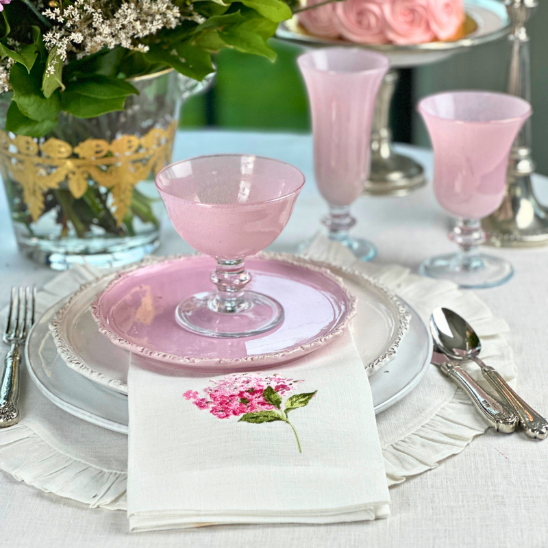 Arte Italica & Crown Linen Designs | Rialto Compote - Tuscan White