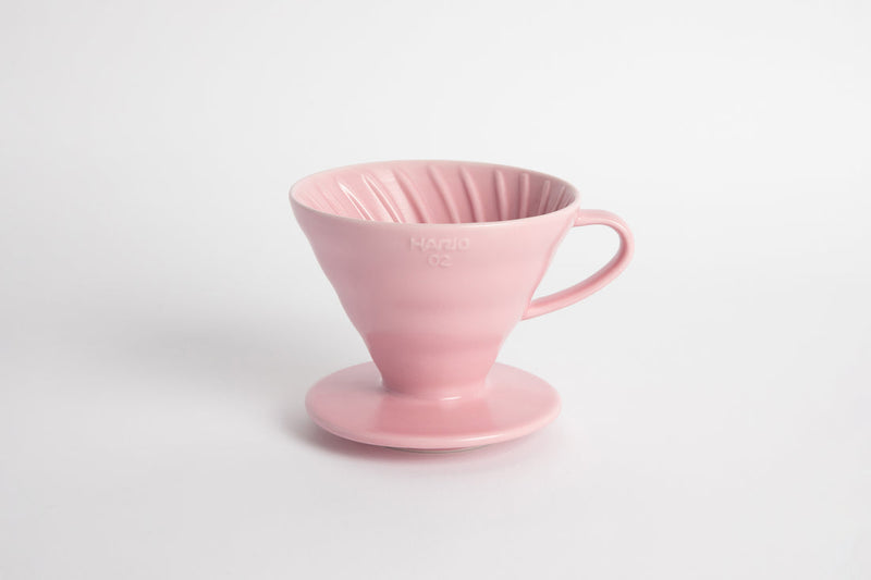 Hario | V60 Ceramic Coffee Dripper, Matte Pink