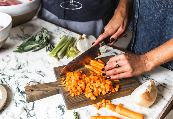 Farmhouse Pottery | Artisan Forged Server