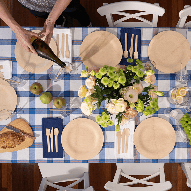 bambu® | Disposable Bamboo Round Plates, 7 inches