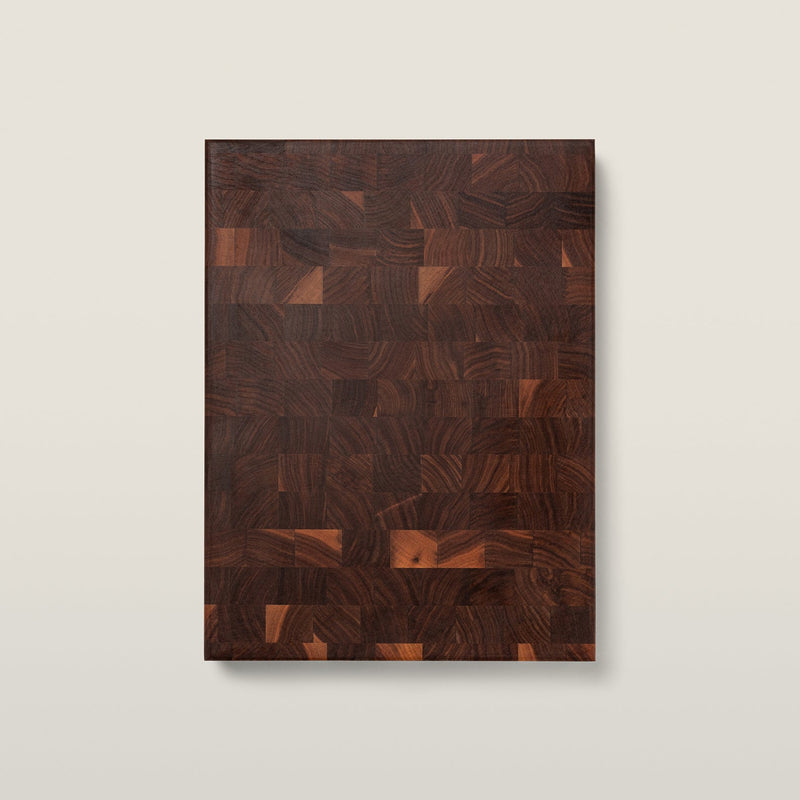 John Boos | Walnut End Grain Reversible Chopping Block with Grips, 20 x 15 x 2.25 inches