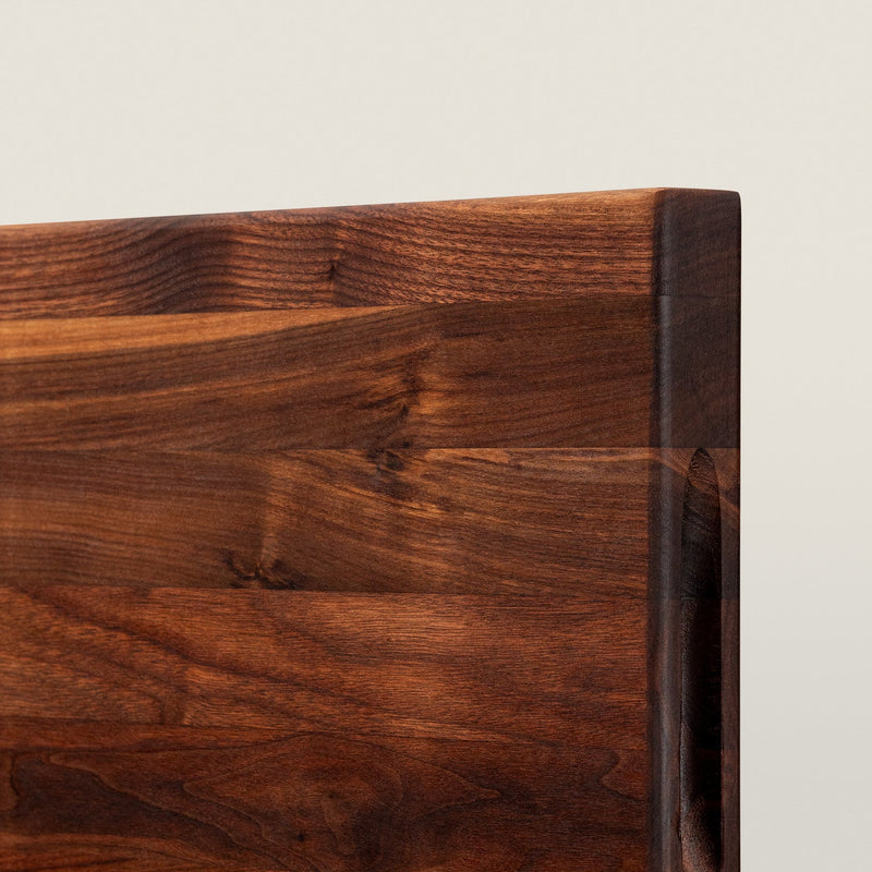John Boos | Walnut Edge Grain Reversible Cutting Board, 18 x 12 x 1.5 inches