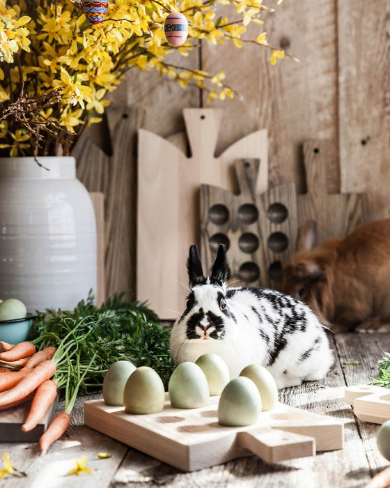 Farmhouse Pottery | Farmhouse Wooden Eggs - Dozen