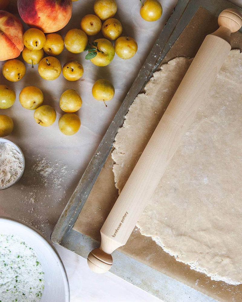 Farmhouse Pottery | Vintage Farmhouse Rolling Pins, Walnut