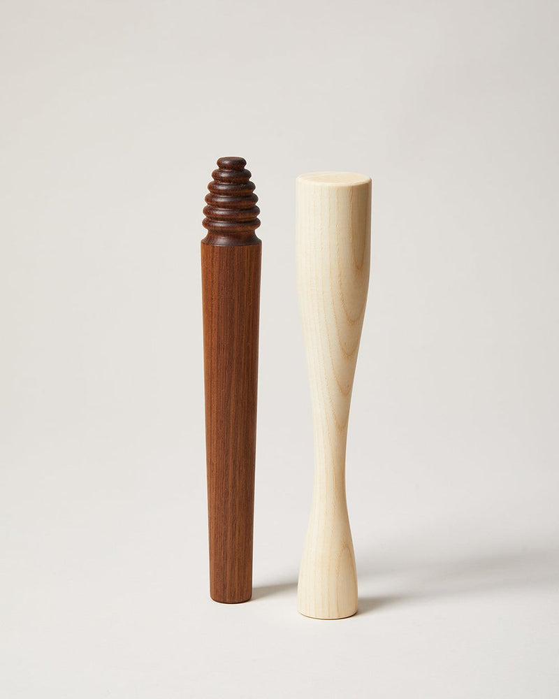 Farmhouse Pottery Craft Pantry Muddler - ash wood detail, handcrafted in Vermont