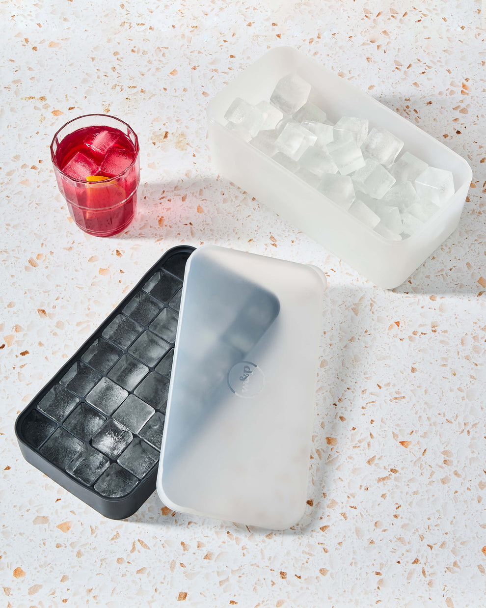Everyday Cube Silicone Ice Tray with Storage - Thumbnail 2