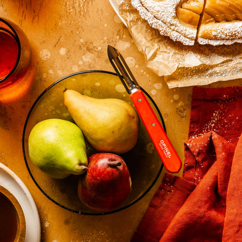 Opinel | Essential Stationary Peeler, Orange