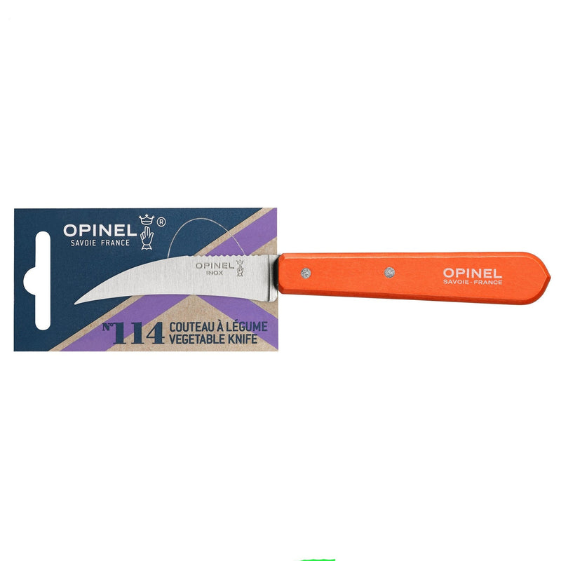 Opinel | Essential Birdsbeak Vegetable Knife, Tangerine