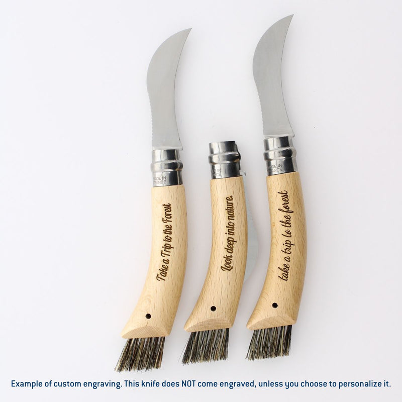 Opinel | N°8 Mushroom Knife + Brush