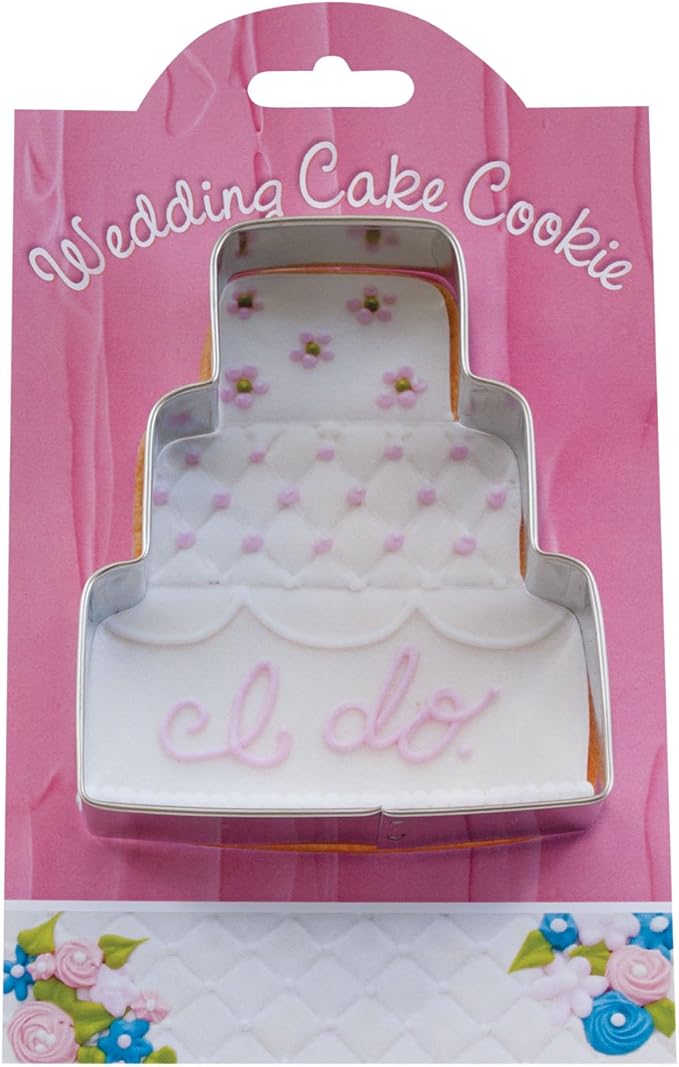 Ann Clark | Gift Collection Cookie Cutters - Wedding Cake 4 Inches, ideal for enhancing baking experiences, displayed in a protective box, perfect for special occasions.