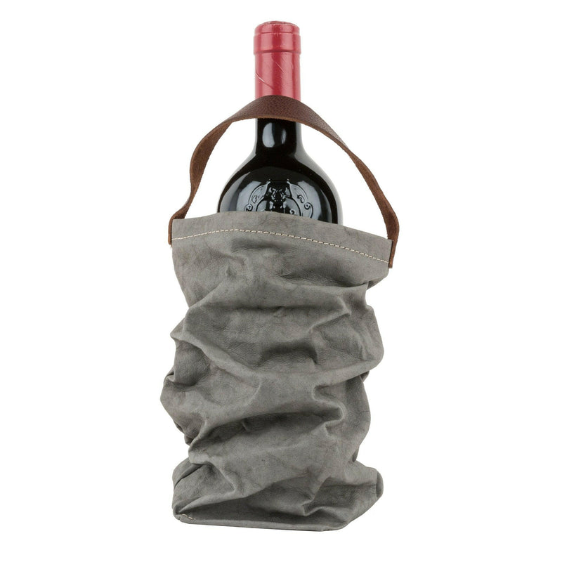 UASHMAMA Wine Bag Carrying Tote with Cooler, showcasing durable construction and leather strap, ideal for stylish wine transport and gifting.