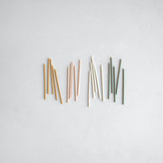 The Floral Society | Wishing Candles, Miel: A serene arrangement of pastel-hued taper candles, ideal for elevating everyday rituals or special gatherings with warmth and elegance.