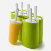 Zoku Classic Pop Mold with assorted popsicles, ideal for crafting homemade frozen treats, featured in Athens Cooks' curated kitchenware collection.