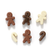 Zoku | Holiday Chocolate Mold featuring gingerbread and candy-cane shapes, ideal for festive treats and gifts, available at Athens Cooks.