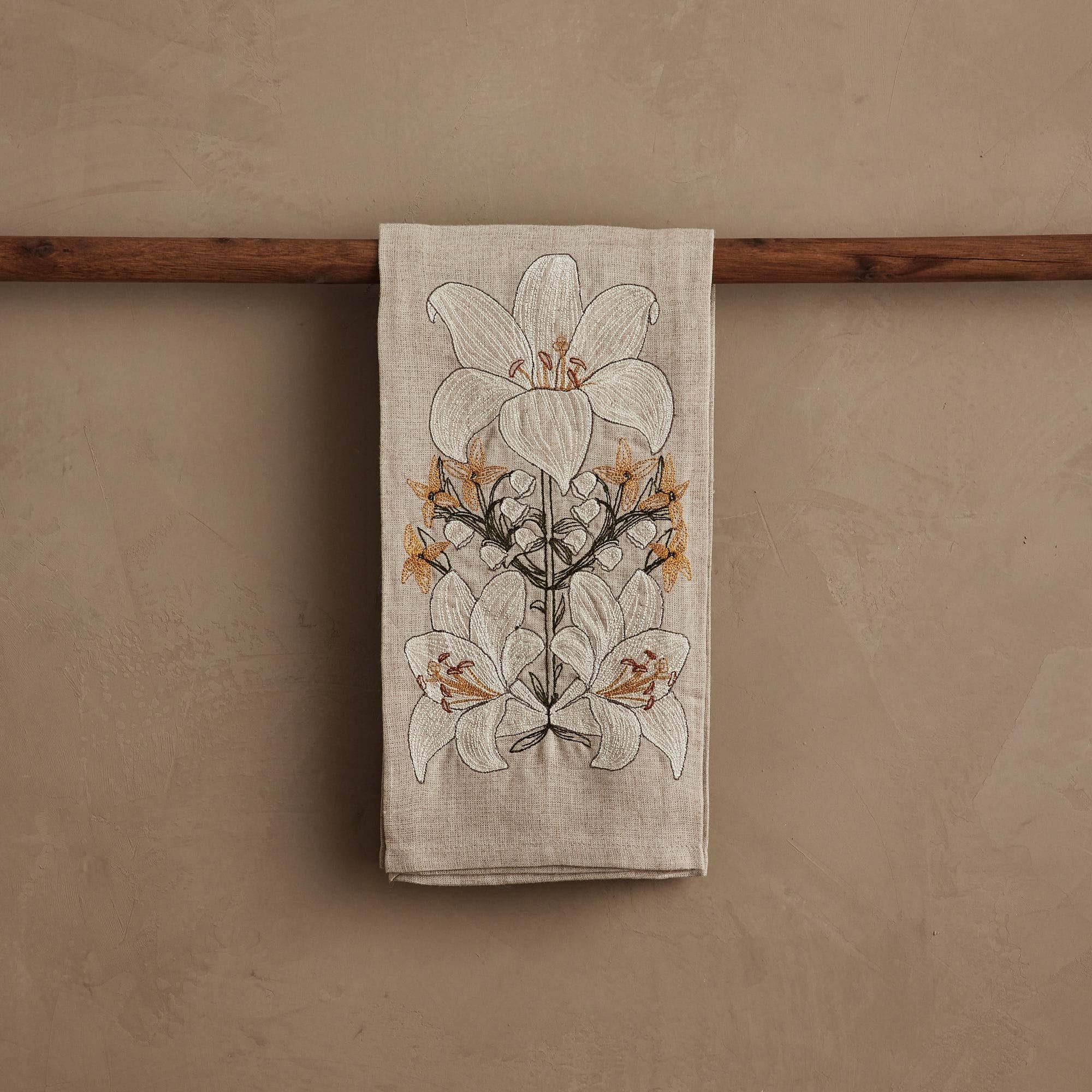 Coral & Tusk Lily Bouquet Tea Towel - Thumbnail 4