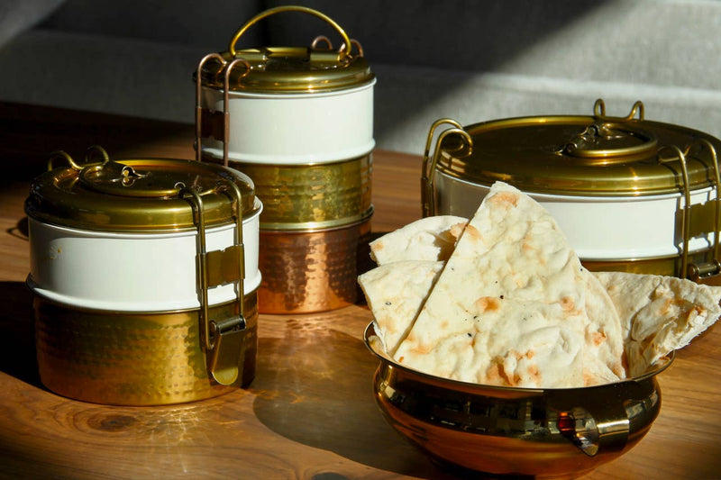 Large Tiffin Lunch Box, 2 Layer