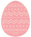 Ecologie | Easter Eggs Shaped Swedish Dishcloths | Set of 3.