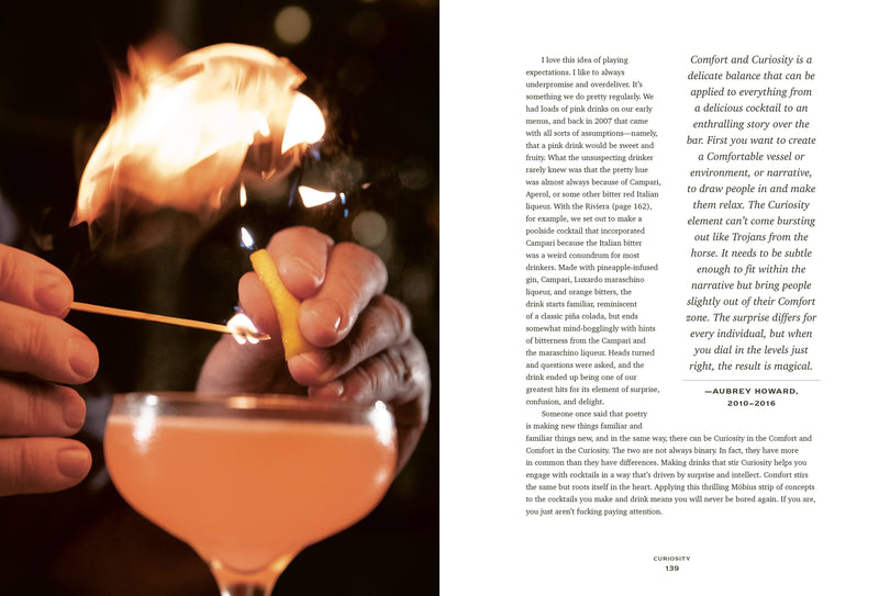 The Bartender's Manifesto: Learn cocktail crafting with a stunning pink cocktail demonstration from acclaimed mixologist Toby Maloney’s book at Athens Cooks.