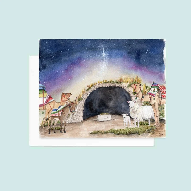 Grace Langdon Art | Merry Christmas Tree Card