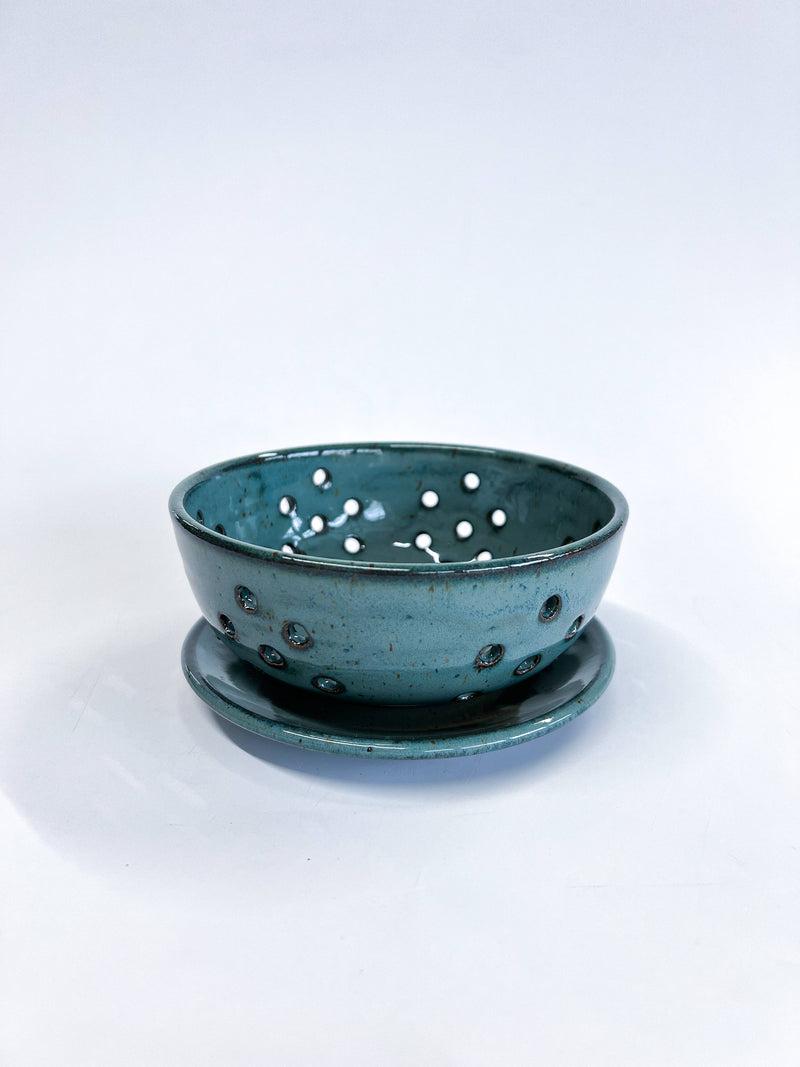 RachaelPots - Small Berry Bowl With Dish: Sage