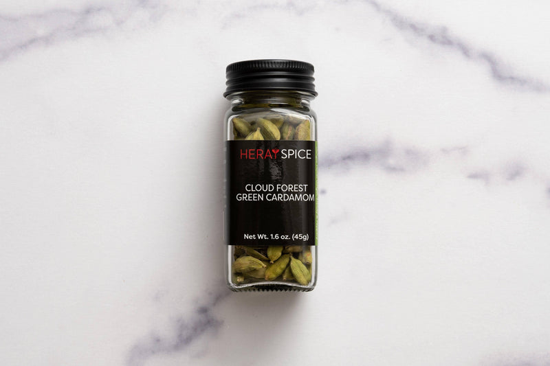 Burlap & Barrel | Cloud Forest Cardamom - Single Origin Spice & Seasoning 1.7 oz glass jar