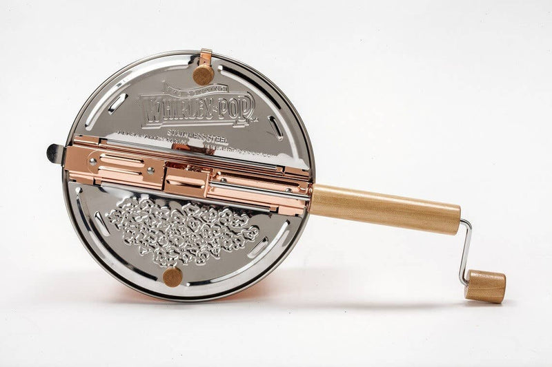 Wabash Valley Farms - Copper Plated Stainless Steel Whirley-Pop No Popcorn Included Catalog Shipper Box