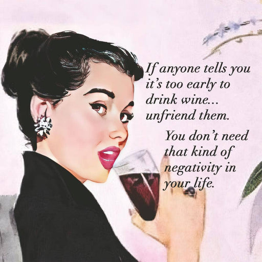 Paperproducts Design • Ambiente - BEV-UNFRIEND THEM cocktail napkins, 20-pack, 10 square when unfolded, made in Germany for superior quality, available at Athens Cooks.