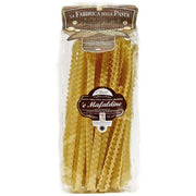 Zia Pia - Mafaldine IGP by La Fabbrica della Pasta: Clear package of ribbon-shaped, wavy-edged pasta, renowned for its Gragnano heritage and sauce-binding texture.