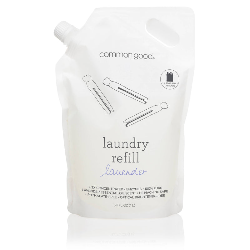 Common Good - Laundry Detergent Refill Pouch, 34 Fl Oz.