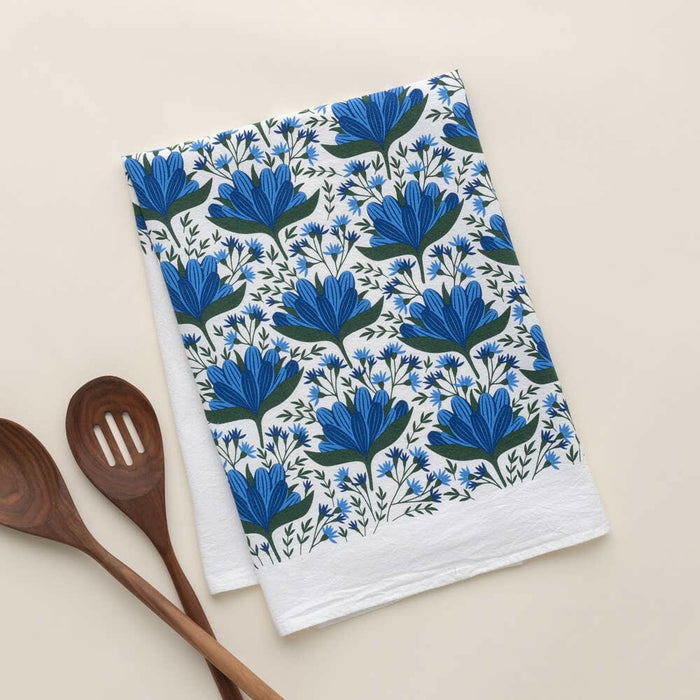 HAZELMADE | Blue Gentian Tea Towel.