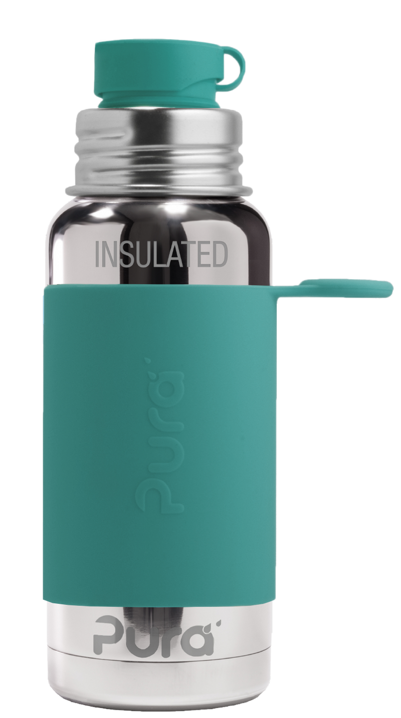 PURA STAINLESS | Big Mouth® Sport 16oz Insulated Bottle, Black