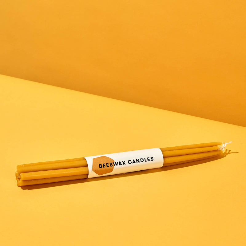 54 Celsius | Thin 100% Pure Natural Beeswax Candles