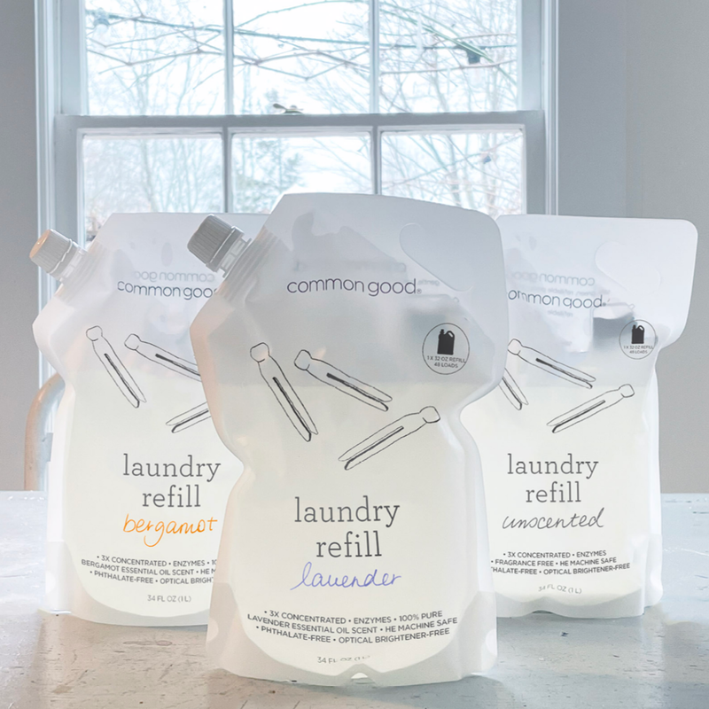 Common Good - Laundry Detergent Refill Pouch, 34 Fl Oz.