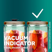 Airtender Extra Stoppers Set of 12 in jars, designed for Airtender vacuum systems, perfect for preserving beverages or foods.