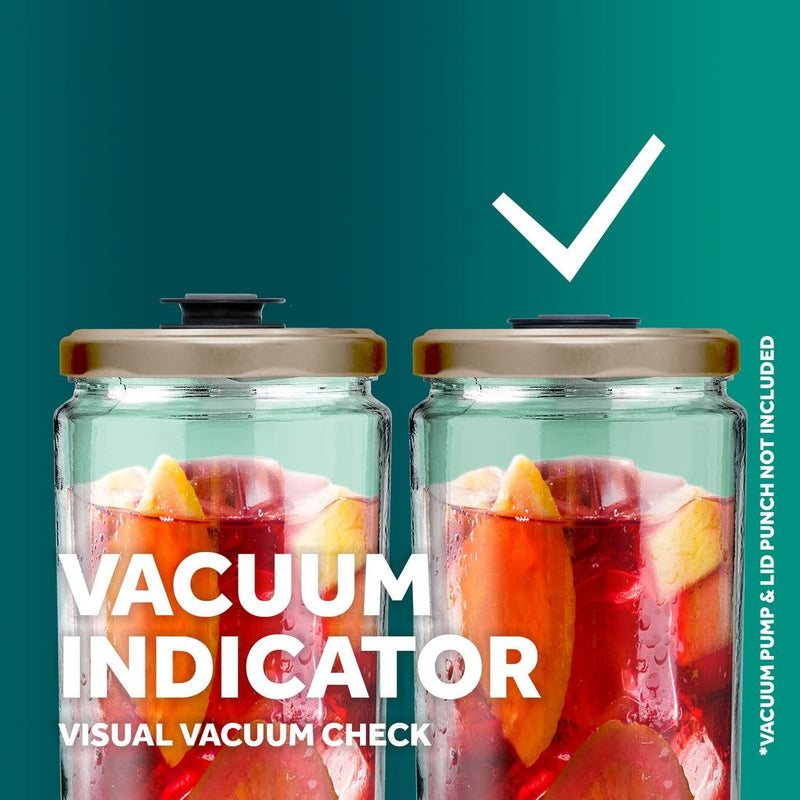 Airtender Extra Stoppers Set of 12 in jars, designed for Airtender vacuum systems, perfect for preserving beverages or foods.