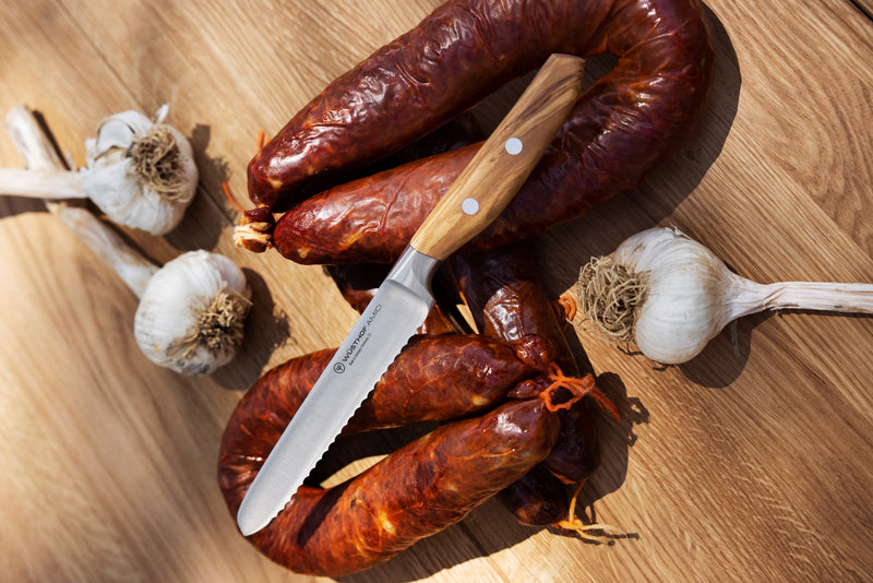 Wüsthof | Amici Serrated Utility Knife, 5 inches